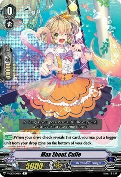 Max Shout, Culie Card Front