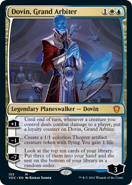 Dovin, Grand Arbiter Card Front