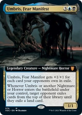 Umbris, Fear Manifest Card Front