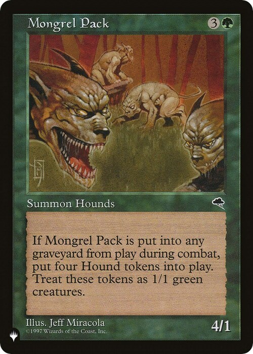 Mongrel Pack Card Front