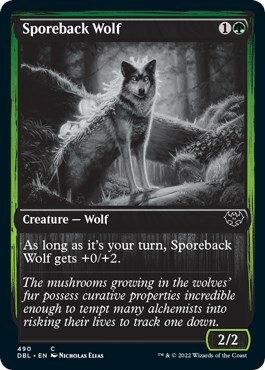 Sporeback Wolf Card Front