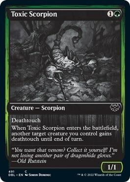 Toxic Scorpion Card Front