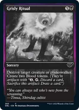 Grisly Ritual Card Front