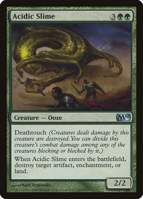 Acidic Slime Card Front