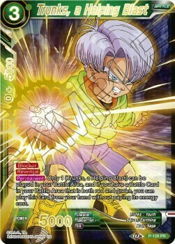 Trunks, a Helping Blast Card Front