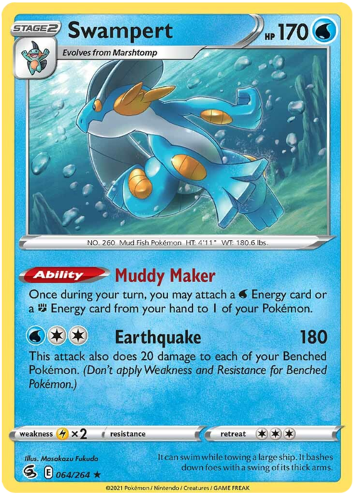 Swampert Card Front