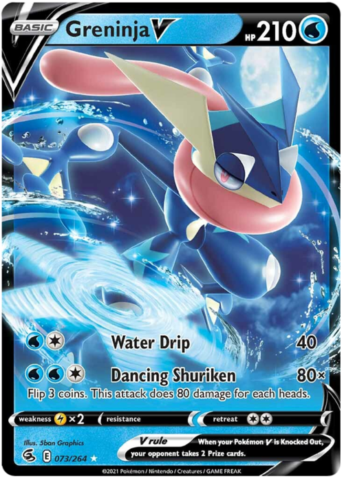 Greninja V Card Front