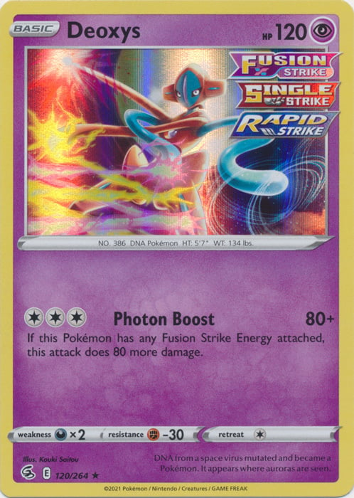 Deoxys Card Front