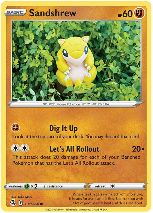 Sandshrew Card Front