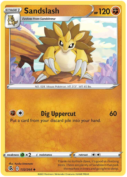 Sandslash Card Front