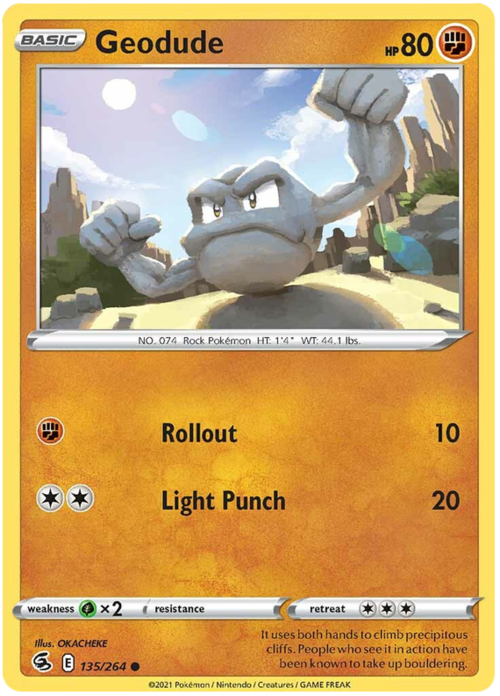 Geodude Card Front