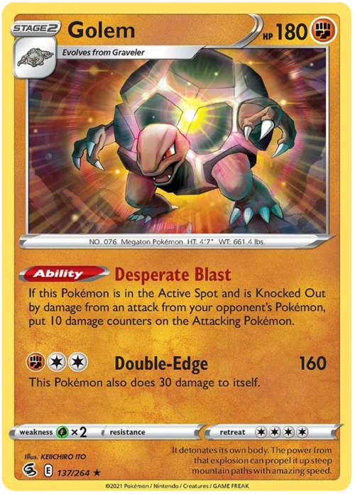 Golem Card Front