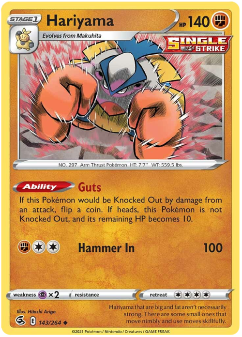 Hariyama Card Front