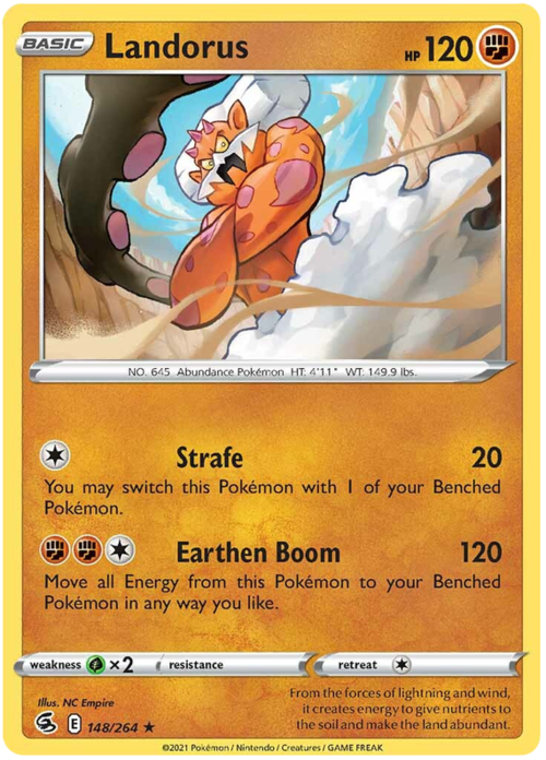 Landorus Card Front