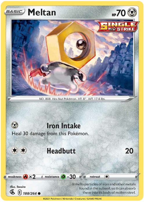 Meltan Card Front