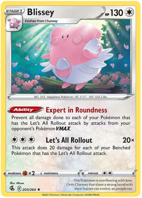 Blissey Card Front