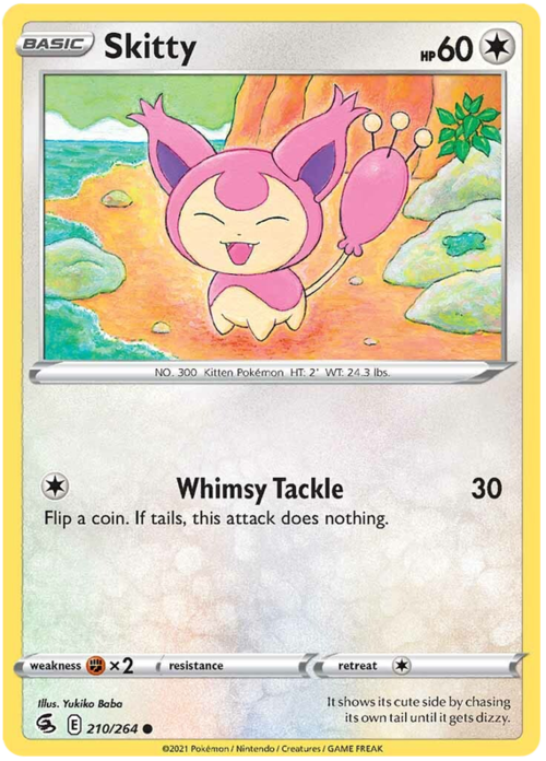 Skitty Card Front