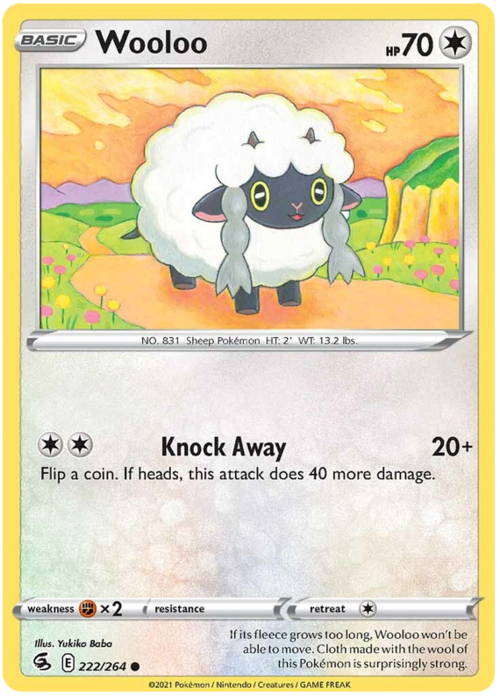 Wooloo Card Front