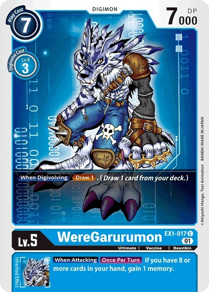 WereGarurumon Card Front