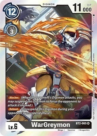 WarGreymon Card Front