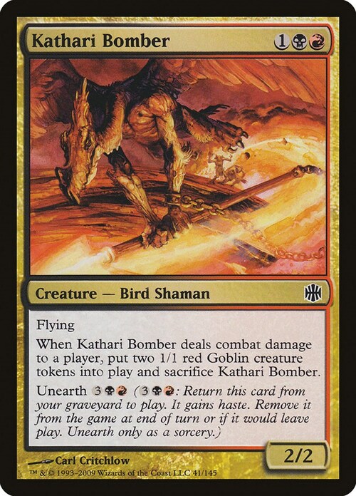 Kathari Bomber Card Front