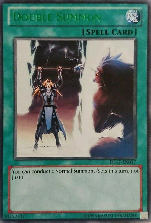 Double Summon Card Front