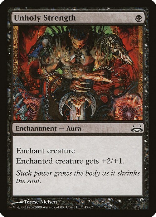 Unholy Strength Card Front