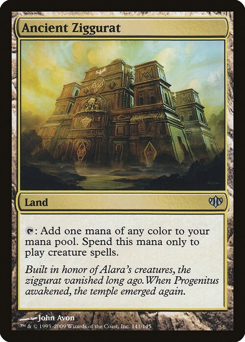 Ancient Ziggurat Card Front