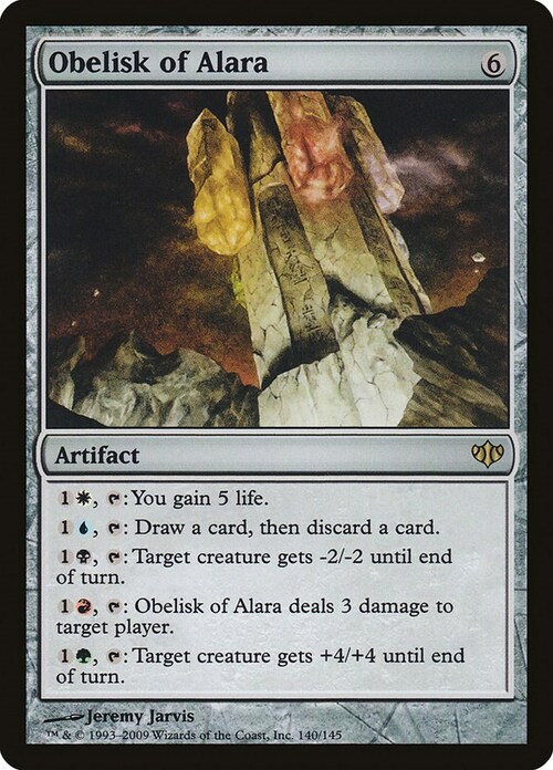 Obelisk of Alara Card Front