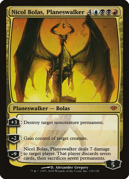 Nicol Bolas, Planeswalker Card Front