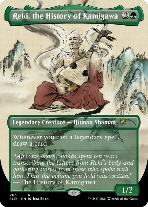 Reki, the History of Kamigawa Card Front