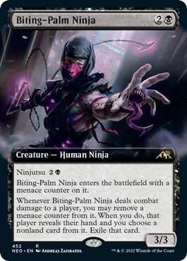 Biting-Palm Ninja Card Front