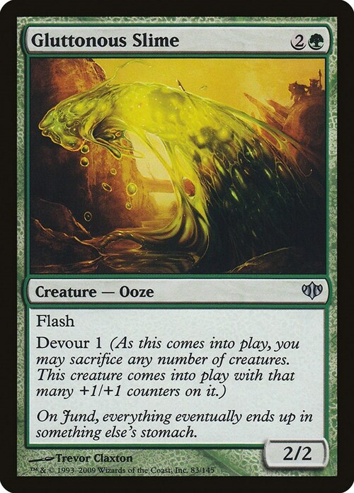 Gluttonous Slime Card Front