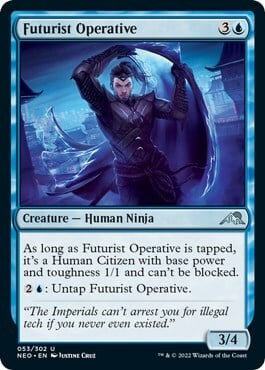 Futurist Operative Card Front