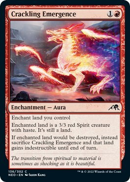 Crackling Emergence Card Front