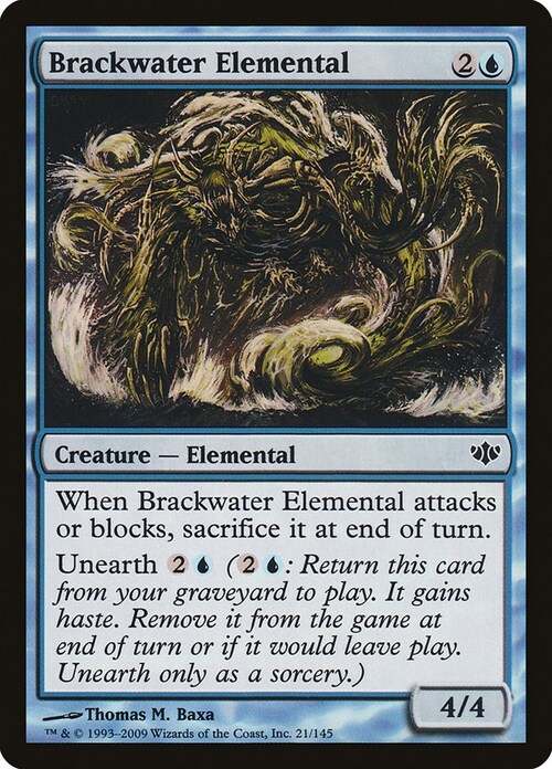 Brackwater Elemental Card Front