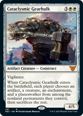 Cataclysmic Gearhulk Card Front