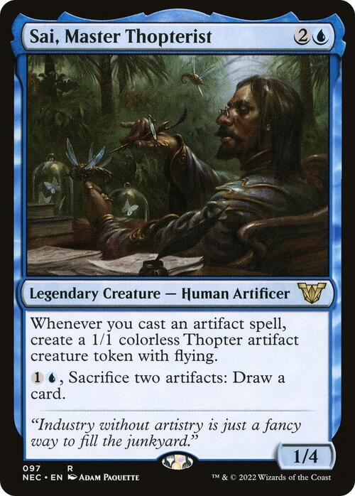Sai, Master Thopterist Card Front