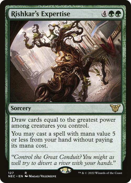 Rishkar's Expertise Card Front