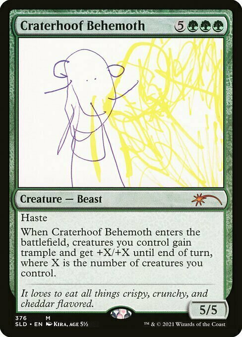 Craterhoof Behemoth Card Front