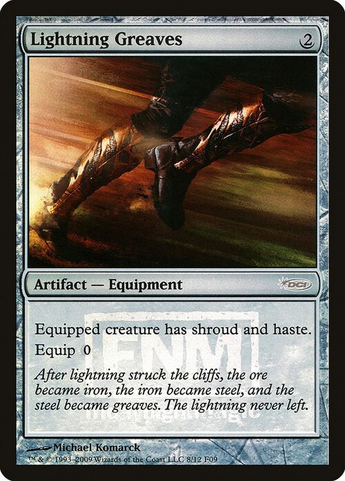 Lightning Greaves Card Front