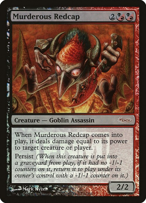 Murderous Redcap Card Front