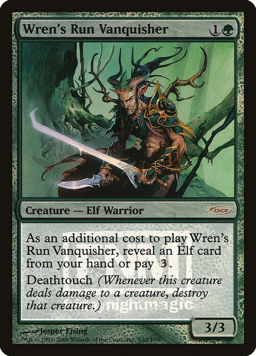 Wren's Run Vanquisher Card Front