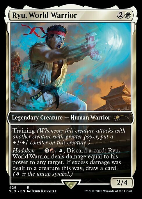 Ryu, World Warrior Card Front