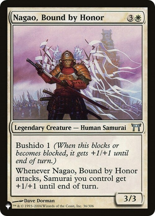 Nagao, Bound by Honor Card Front