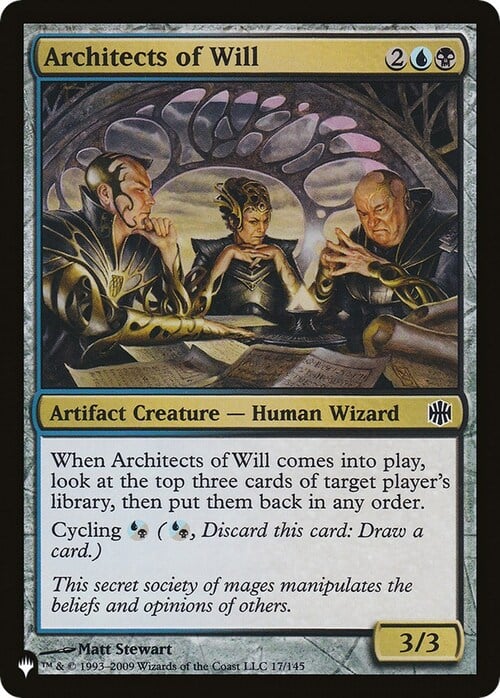 Architects of Will Card Front