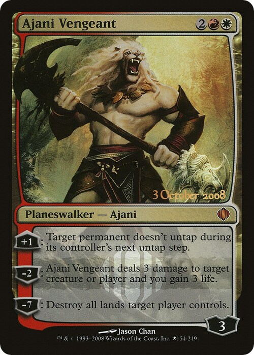 Ajani Vengeant Card Front