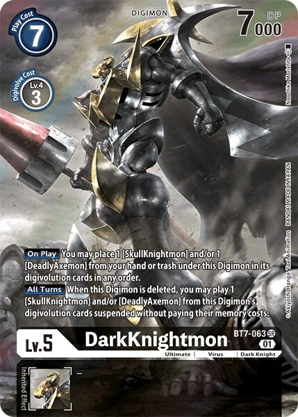 DarkKnightmon Card Front