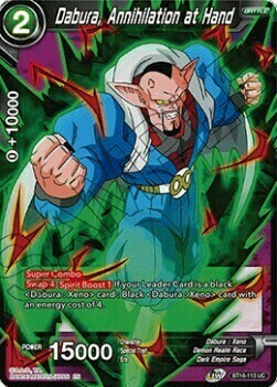 Dabura, Annihilation at Hand Card Front