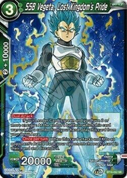 SSB Vegeta, Lost Kingdom's Pride Card Front